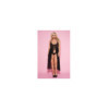 Nuisette longue noire transparente grande taille 